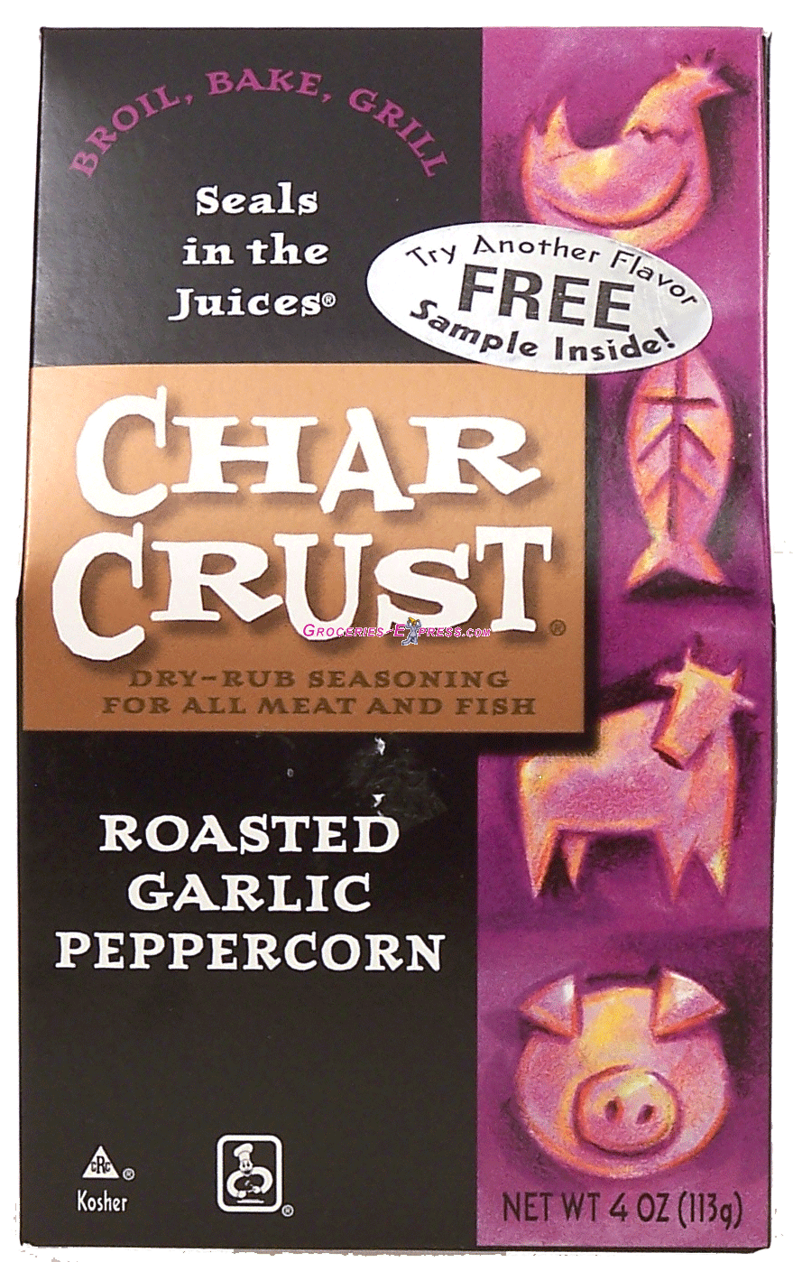 Char Crust roasted garlic peppercorn dry-rub seasoning for all meat and fish Full-Size Picture